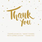 Spotlight - Thank You Card